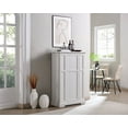 thumbnail image 5 of Gramercy Way Home Accent Bar Cabinet White, 5 of 5