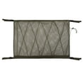 thumbnail image 1 of Braveheart Car Ceiling Mesh Bag Vehicle Roof Storage Net Pouch Drawstring Clothes Grocery Organizer Netting, 1 of 9