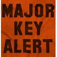 thumbnail image 2 of Major Key Alert Rap Entrepreneur Plus Size Crewneck Graphic Tee Shirt Brisco Brands 4X, 2 of 4
