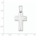thumbnail image 2 of Sterling Silver Polished Cross Pendant, 2 of 2