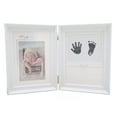 thumbnail image 4 of YUMILI Baby Handprint Footprint Kit Plastic and Density Board Rustic Attractive Decorative Newborn Print Frames, 4 of 7