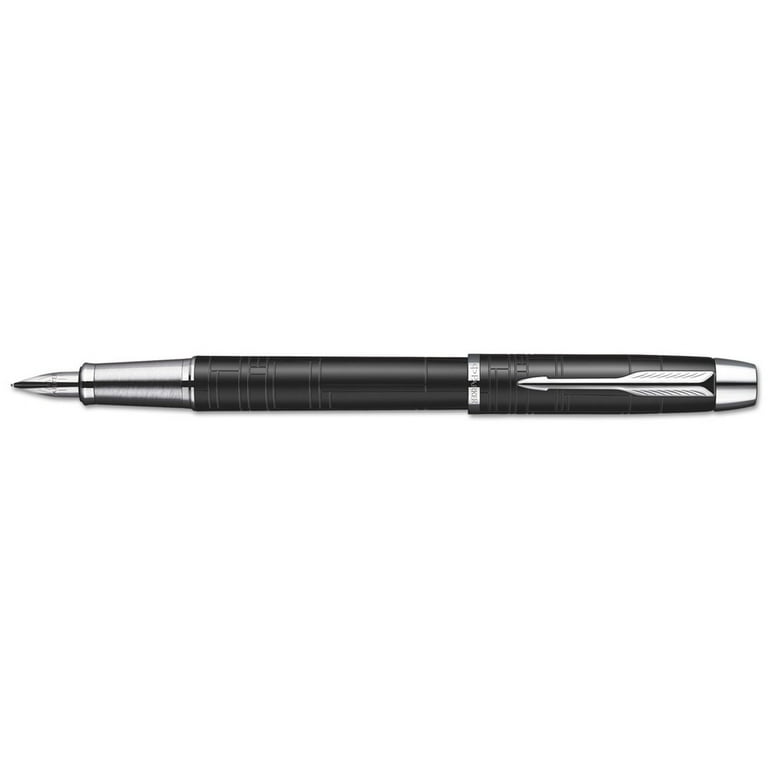 IM Premium Roller Ball Pen, Stick, Fine 0.7 mm, Black Ink, Black/Chrome Barrel IM Premium Roller Ball Pen, Stick, Fine 0.7 mm, Black Ink, Black/Chrome Barrel