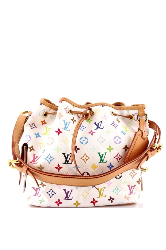 Pre-Owned Petit Noe Handbag Monogram Multicolor By Rebag