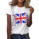 thumbnail image 2 of Fiudx Ofertas Del Día Camiseta Informal de Manga Corta con Cuello Redondo y Estampado Del Día de La Independencia para Mujer, 2 of 4