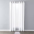 thumbnail image 3 of SKL Home Saturday Knight Ltd Raine Light Filtering Sophisticated SunSafe Window Curtain Panel - 40 x 84, White, 3 of 10