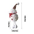 thumbnail image 3 of YFTDEF Christmas Tree Decorations, Snowman Doll Figurine, Lightweight Hanging Ornament, Festive Home Decor, Holiday Charm for Christmas Trees and Celebrations, 3 of 4