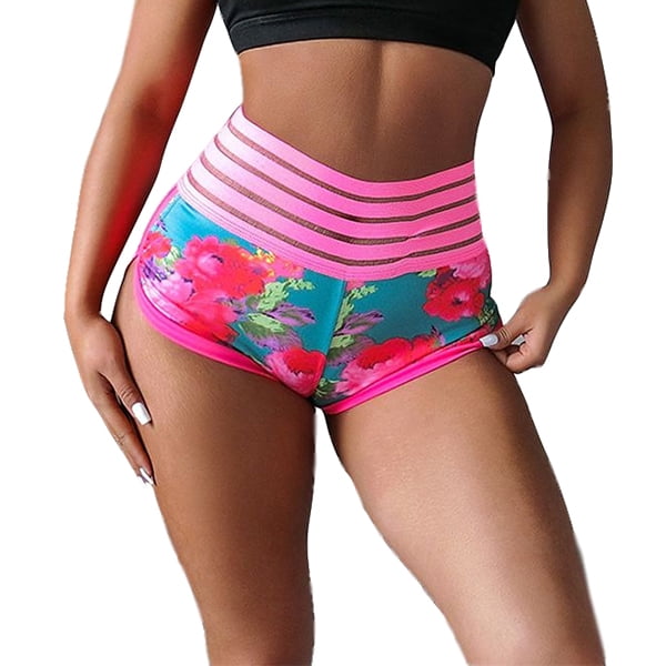Funcee Funcee Women's High Waist Yoga Shorts Tummy Control Workout