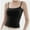 Black, variant on Stretch Camisole Tank Tops for Women - Spaghetti Strap Undershirt Cami Fits Women