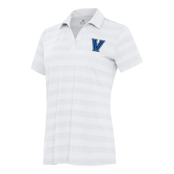 Women's Antigua White Villanova Wildcats Tunnel Polo