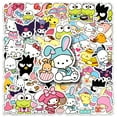 thumbnail image 2 of DONNGZAE 50Pcs Kids Sanrio Stickers Pack Cute Cartoon Characters Stickers Movie Decal Childrens Decorative Sticker for Kids Teens Adults Waterproof Stickers for Water Bottle Laptop Luggage A05, 2 of 7