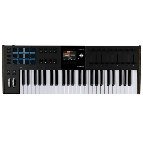 Teclado MIDI USB Arturia KeyLab 49 Negro con Software Analógico Lab Pro Incluido