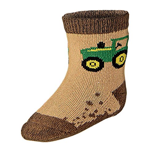 John Deere Infant / Toddler John Deere Brown Tractor Socks (612M) LP64367
