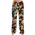 thumbnail image 6 of Fabrcox Women's Pajamas Pants Easter Cute Graphic Straight Leg Sleep Pants Women Spring Elastic Waist Holiday Womens Trouser Pants, 6 of 6