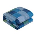 thumbnail image 2 of Latitude Mainstays Contemporary Geometric Bed-in-a-Bag, Queen with Comforter Shams Flat Sheet Fitted Sheet Pillow case, 2 of 5