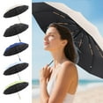 thumbnail image 1 of Paraguas de sombrilla plegable automático | Pegamento negro de doble capa UPF50+ Protección contra el sol y la lluvia | Diseño a prueba de viento de 10 costillas | 41" de ancho, para 2 personas, 1 of 7