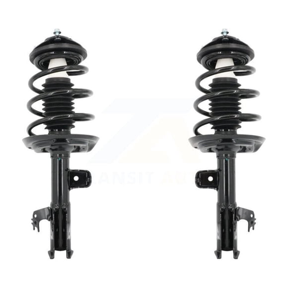 Transit Auto Front Complete Suspension Shocks Strut and Coil Spring Mount Assemblies Kit for Car Toyota Camry Excludes SE XSE Hybrid V6 Models; Vehicles Built In The USA Left Right K78A-100481
