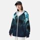 thumbnail image 3 of Balery Undersea Shark Sudadera ligera de manga larga con capucha y protección solar UPF 50+ para hombre y mujer, ideal para pesca y running-3X-Large, 3 of 7