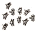 thumbnail image 1 of 10 piezas de espaciadoras de de plata antigua tibetana, de tubo sin para la fabricación de joyas de bricolaje 14x19x7mm Baoblaze Cuentas de tubo de plata tibetana, 1 of 6