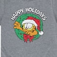 thumbnail image 3 of Garfield - Happy Holidays Wreath - Toddler And Youth Short Sleeve Graphic T-Shirt, 3 of 5