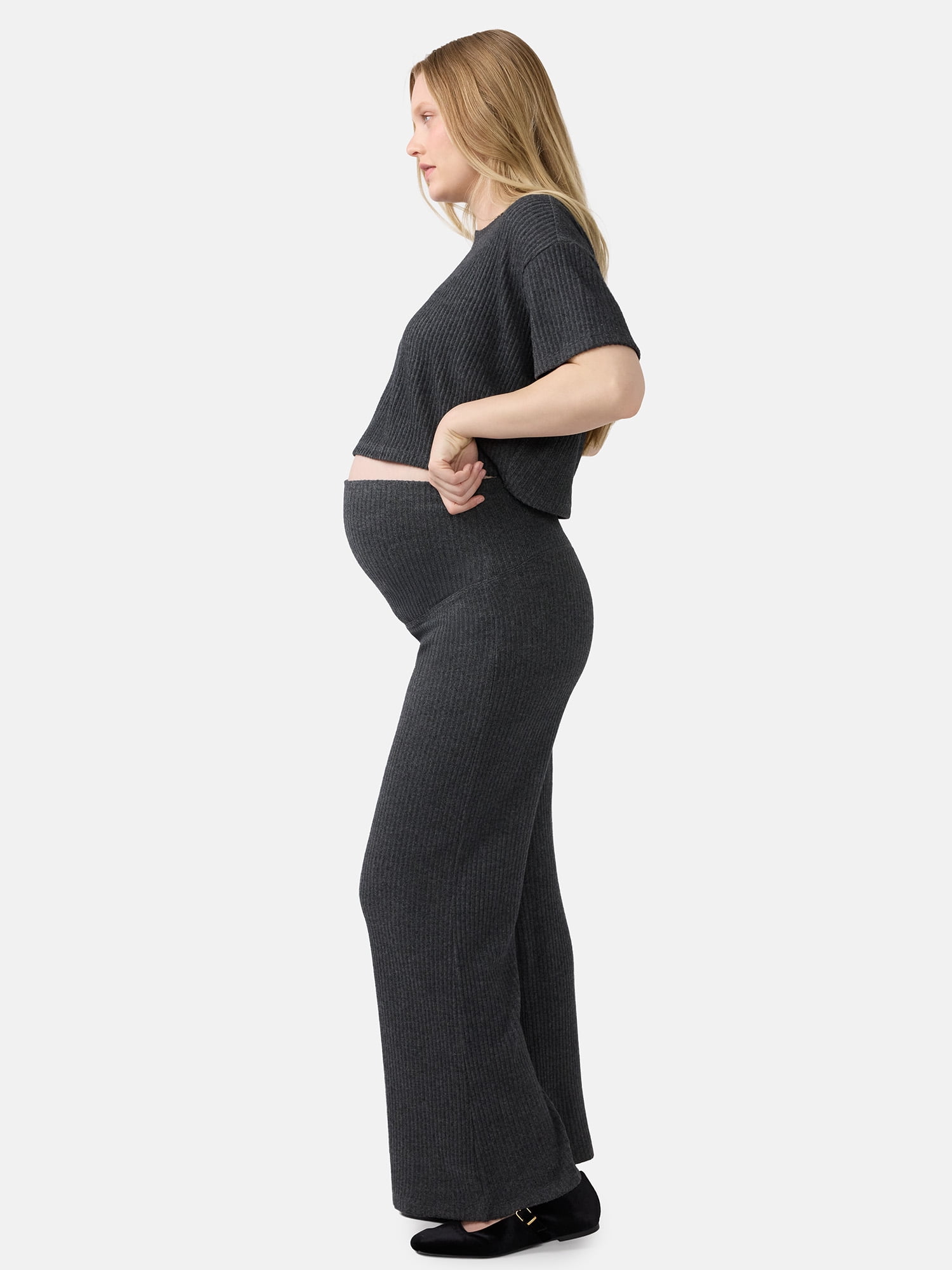 Ingrid & Isabel For Every Belly Maternity Cozy Rib Pant