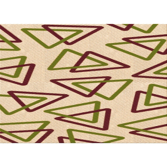 Ahgly Company Machine Washable Indoor Rectangle Transitional Golden Blonde Gold Area Rugs, 2' x 5'