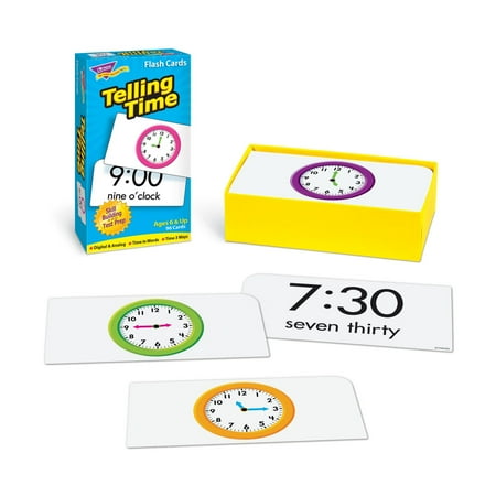 Telling Time Skill Drill Flash Cards