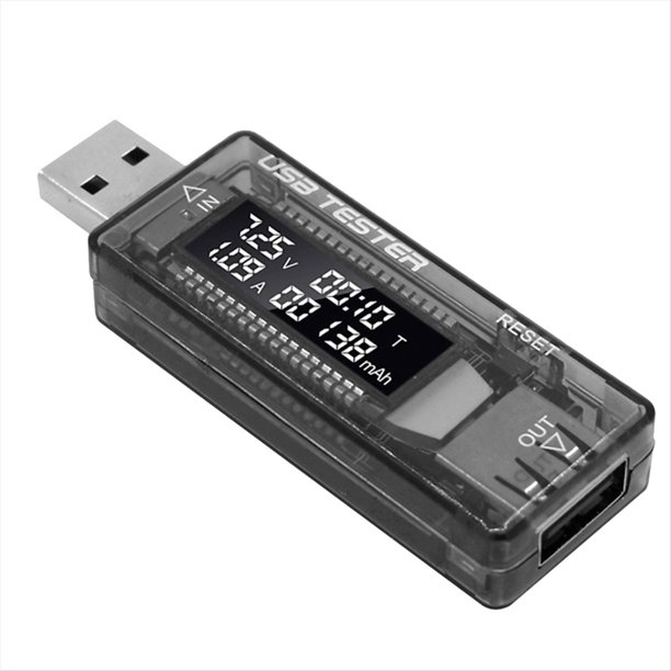 Probador USB Voltaje de Corriente Capacidad del Cargador VoltíMetro Pantalla Adaptador Tarjeta Prueba