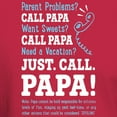 thumbnail image 3 of CafePress - JUST CALL PAPA T Shirt - Men's Classic Graphic Cotton T-Shirt, 3 of 4