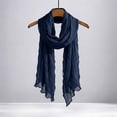thumbnail image 3 of Breezora Summer Crinkle Soft Scarf Lightweight Wrap for Women Fashion Neck Cover Up for Evening Outings Travel Beach, 3 of 9