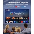 thumbnail image 2 of Proyector CiBest Google TV 4K compatible con 3000 lm con WiFi 6 y BT, 2 of 6
