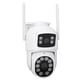thumbnail image 1 of Cámara De Seguridad De Doble Lente, Resolución Ultra Clara 2K Y Vista De 360, Detección Humana Inteligente, IP66 Resistente A La Intemperie, Visión Nocturna, Audio, 1 of 7