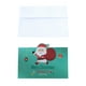 thumbnail image 2 of Adornos navideños, regalos navideños, tarjetas navideñas con sobres y pegatinas, paquete de 10 tarjetas navideñas con purpurina y sobres, tarjetas navideñas con Papá Noel y muñeco de nieve., 2 of 6