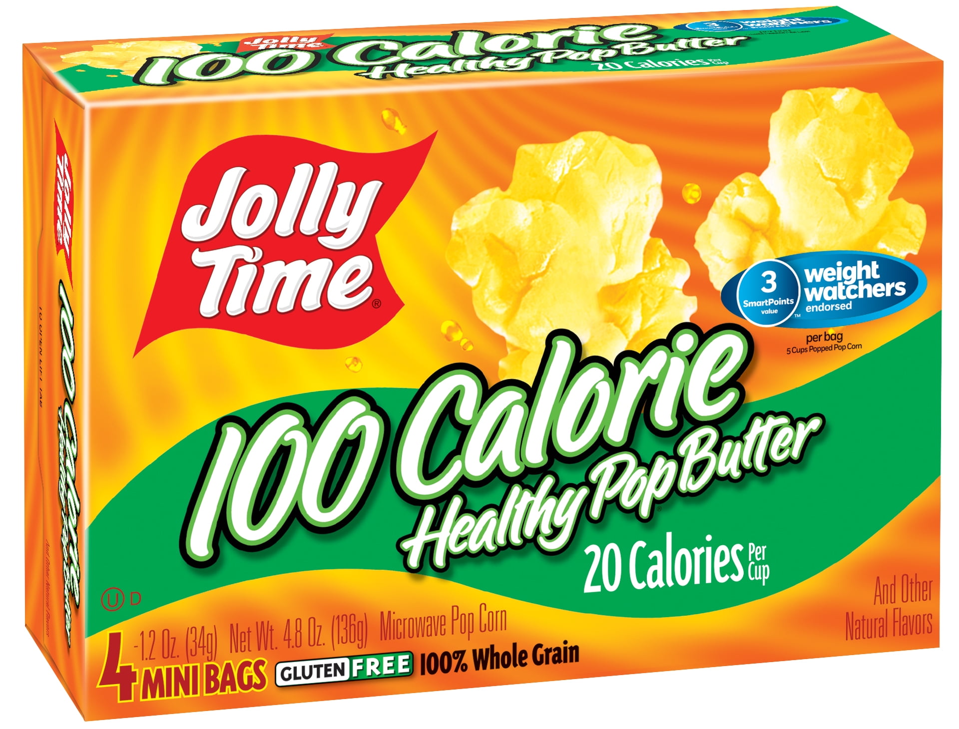 (3 Pack) JOLLY TIME 100 Calorie Healthy Pop Butter ...