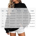 thumbnail image 2 of Fnooota Women's Mock Neck Sweaters, Casual Ribbed Knit Oversized Long Sleeve Tops for Fall Winter Black Size 3XL, 2 of 8
