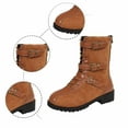 thumbnail image 5 of Fashion Ankle Boots with Leather Upper and Side Buckle Features for Comfortable Autumn Winter Footwear, 5 of 9