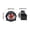 A, variant on HOARBOEG Motorcycle LED Headlight 6 Modes Dynamic Devil Eye Angel Eye DRL High Low Beam Projector Headlamp for Bike Waterproof Modified Universal