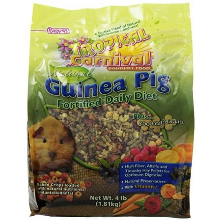 FM Brown's Tropical Carnival Guinea Pig Food, 4 Lb