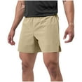 thumbnail image 3 of BXINGOHAI Men's Running Athletic Shorts 5' Workout Gym Tennis Short Quick Dry Lightweight Active Sports Basketball Beige,L, 3 of 6