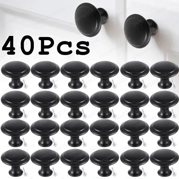 40Pcs Kitchen Cabinet Knobs Drawer Knobs Dresser Pulls Door Handles Hardware