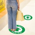 thumbnail image 3 of Koyal Wholesale Social Distancing Directional Arrow This Way, Green Floor Stickers, Business Signage Signs 50 Labels, 3 of 5
