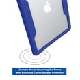 thumbnail image 3 of onn. Slim Rugged Tablet Case for iPad (7th, 8th, 9th generation) - Blue/Clear, 3 of 7