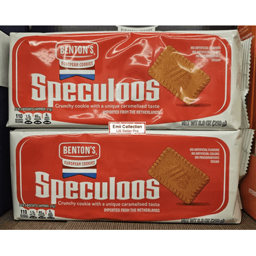 Benton’s European Cookies Speculoos 8.8oz 250g (2 Bags)