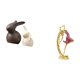 thumbnail image 5 of Conjunto de estatuas de de y bailarina de ballet, elegante escultura de bailarina, decoraciones de Pascua para gabinete, jardín, de, 5 of 8