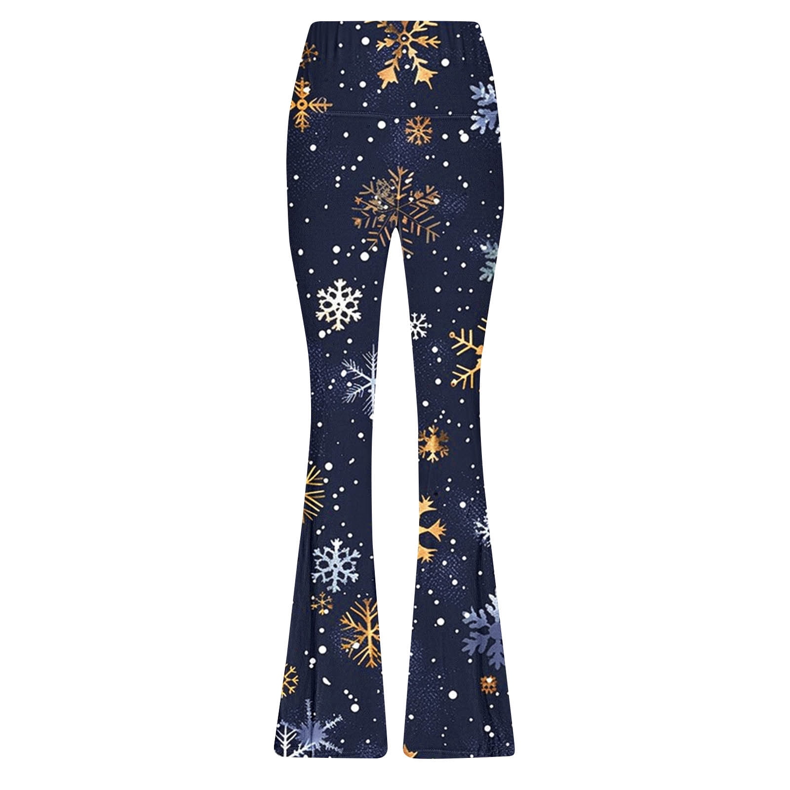 jjayotai Christmas High Waist Flare Yoga Pants for Women, Outfit