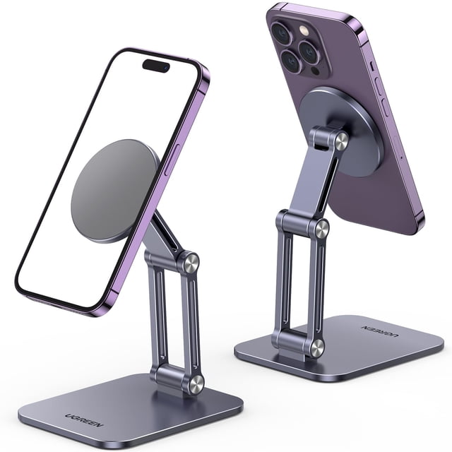 Soporte magnético para teléfono UGREEN compatible con MagSafe para iPhone, color gris