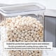 thumbnail image 5 of Recipiente hermético grande para cereales con tapa | Organizador transparente de 3,4 l para harina, arroz, frutos secos y aperitivos | Organización de cocina y despensa, 5 of 6