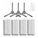 thumbnail image 1 of 8 piezas de cepillo principal gris para 3500, R3500, Adaptador de limpieza para el hogar R550 R500 + R650 Reemplazo de aspiradora, 1 of 5