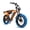 Orange, variant on Electric Dirt Bike for Adults & Teens, 1500W Motor, 30+MPH Max Speed, 48V 20.8Ah Removable Battery, 7-Speed, NFC Unlock, Black with Phone Bag & Lock