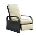 ATR ART to REAL Outdoor Durable Resin Wicker Recliner Chair with