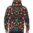 thumbnail image 6 of Bingfone Colorful Mexican2 Men'S Drawstring Hoodie Long Sleeve Pocket Sweatshirts-X-Large, 6 of 9